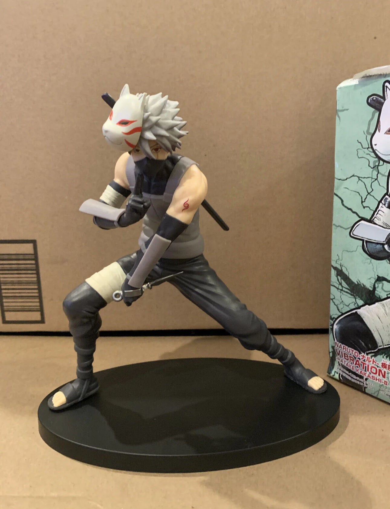 Naruto Hatake Kakashi II Anbu Black Ops Attacking Figure | 18 CM |