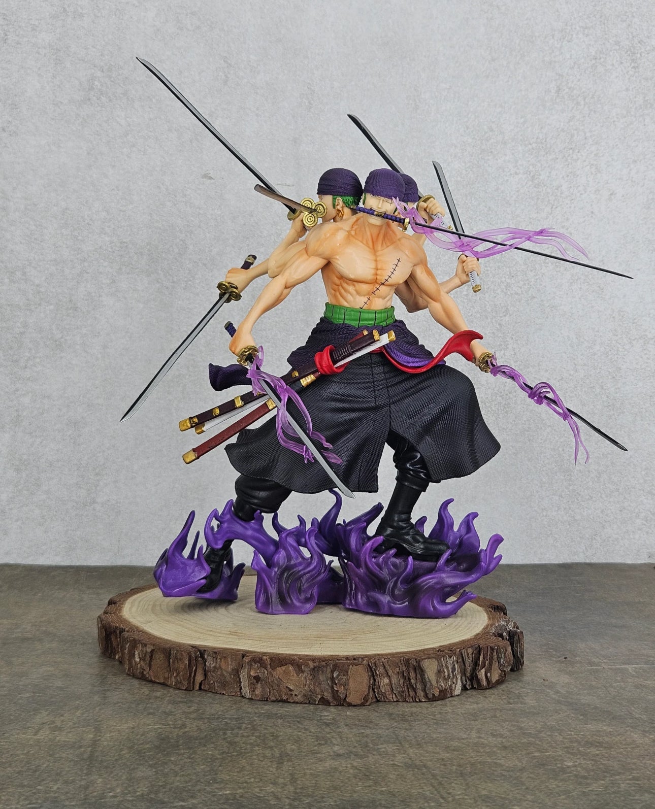 One Piece Zoro 3 Face Asura Version | 9 Swords | 30 cm Figure