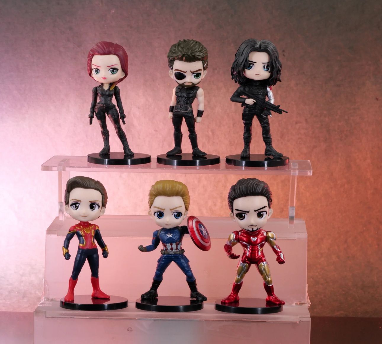 Marvel Avengers Superheroes Set Of 6 Action Figures (10 Cms)