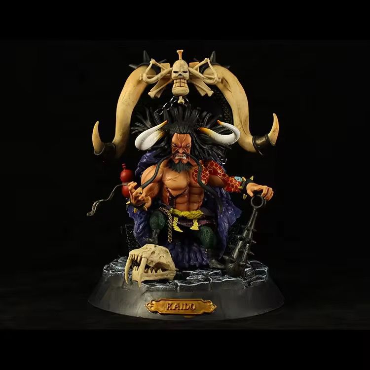 One Piece | Four Emperors Kaido On Throne Anime Action Figure | 23 Cm