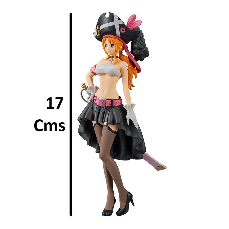 One Piece Nami - Red The Grandline Lady Action Figure | 17 Cm |