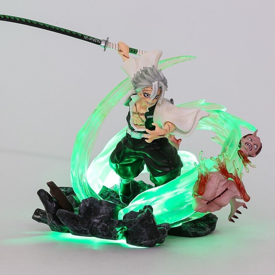 Sanemi Demon Slayer Model Statue Action 25cm with lights