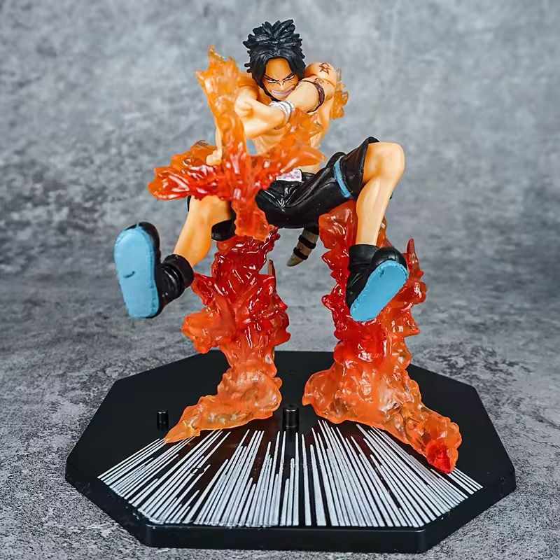 One Piece Portgas D. Ace Anime Action Figure Model PVC 15 cm
