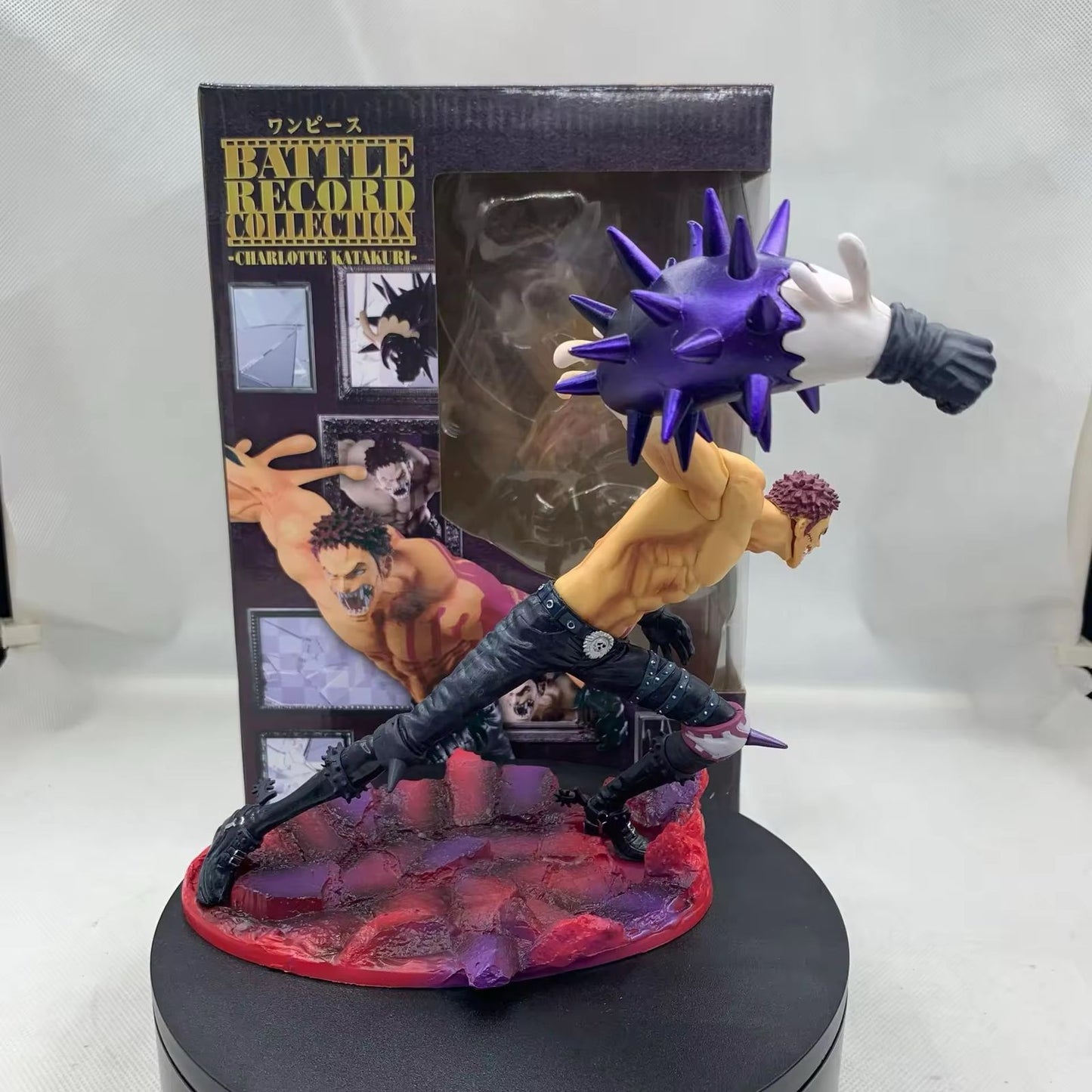One Piece Charlotte Katakuri Attacking Action Figure with Base | 20 cm