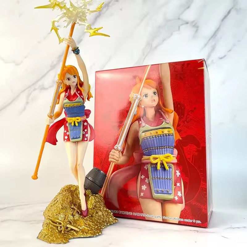 One Piece Nami Kimono with Weapon 28 cm Anime Figure