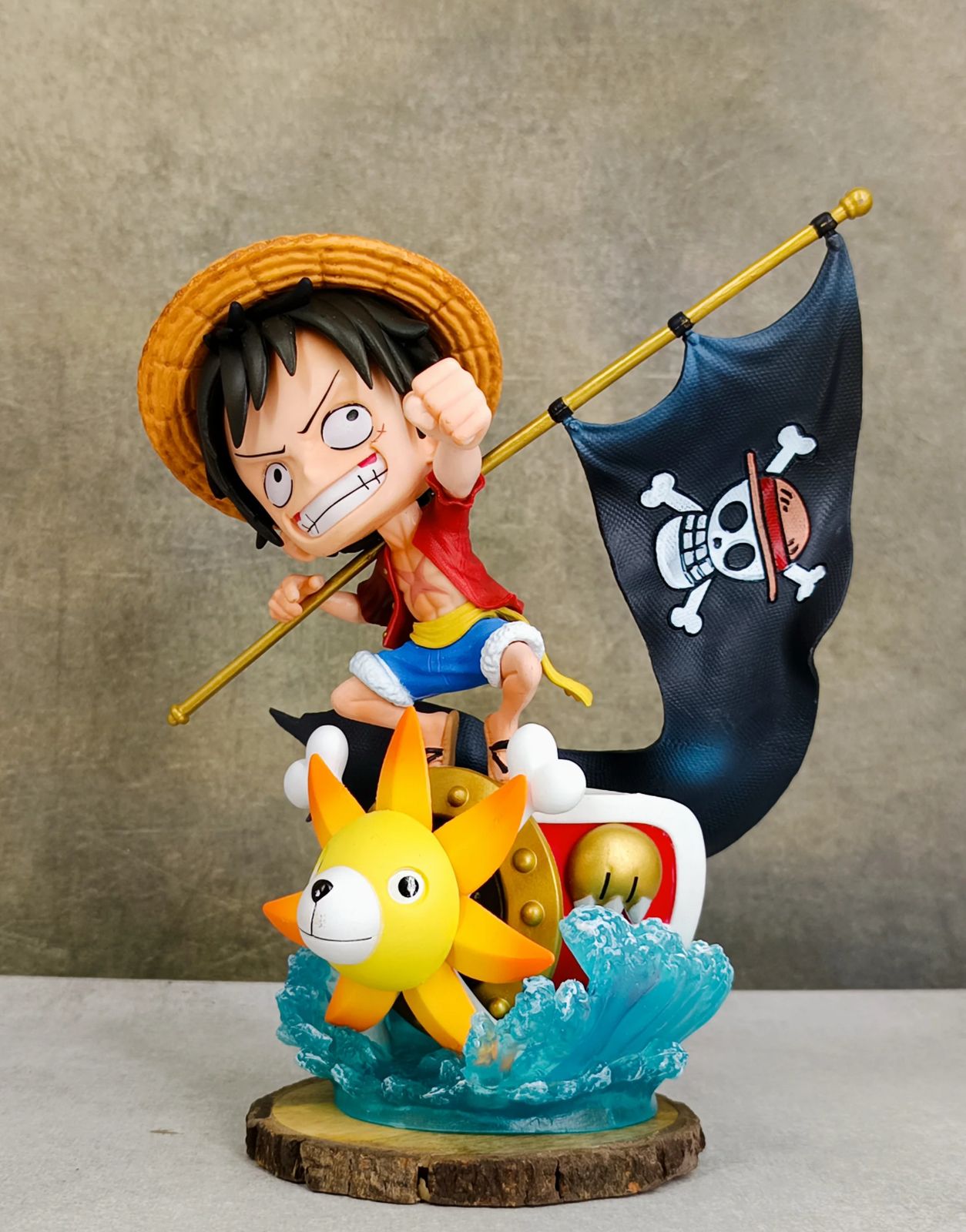 One Piece Luffy Action Figure on Sunny Ship | Premium Figurine 25cm
