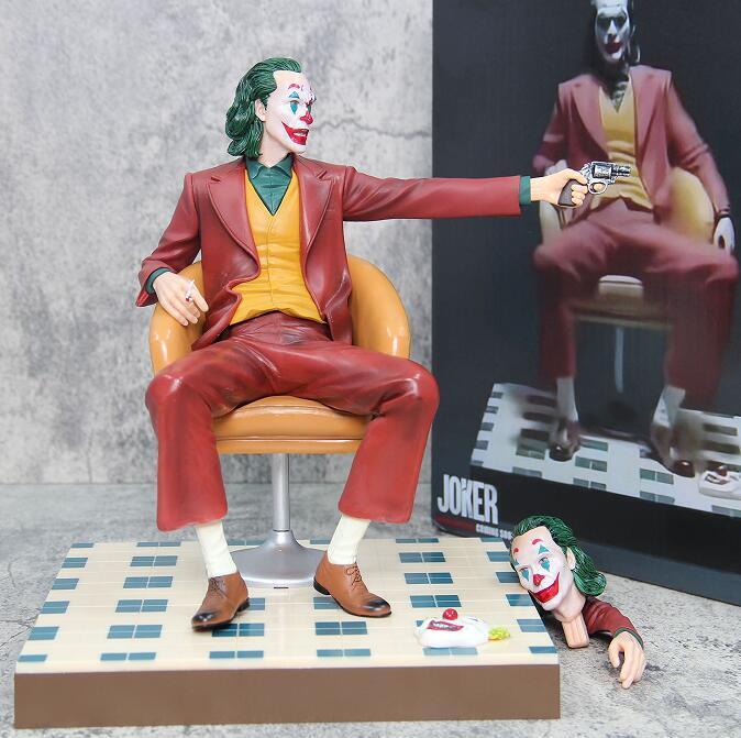 Dc Comics Joker Chair Joaquin Phoenix Action Figure Statue Collection Toys