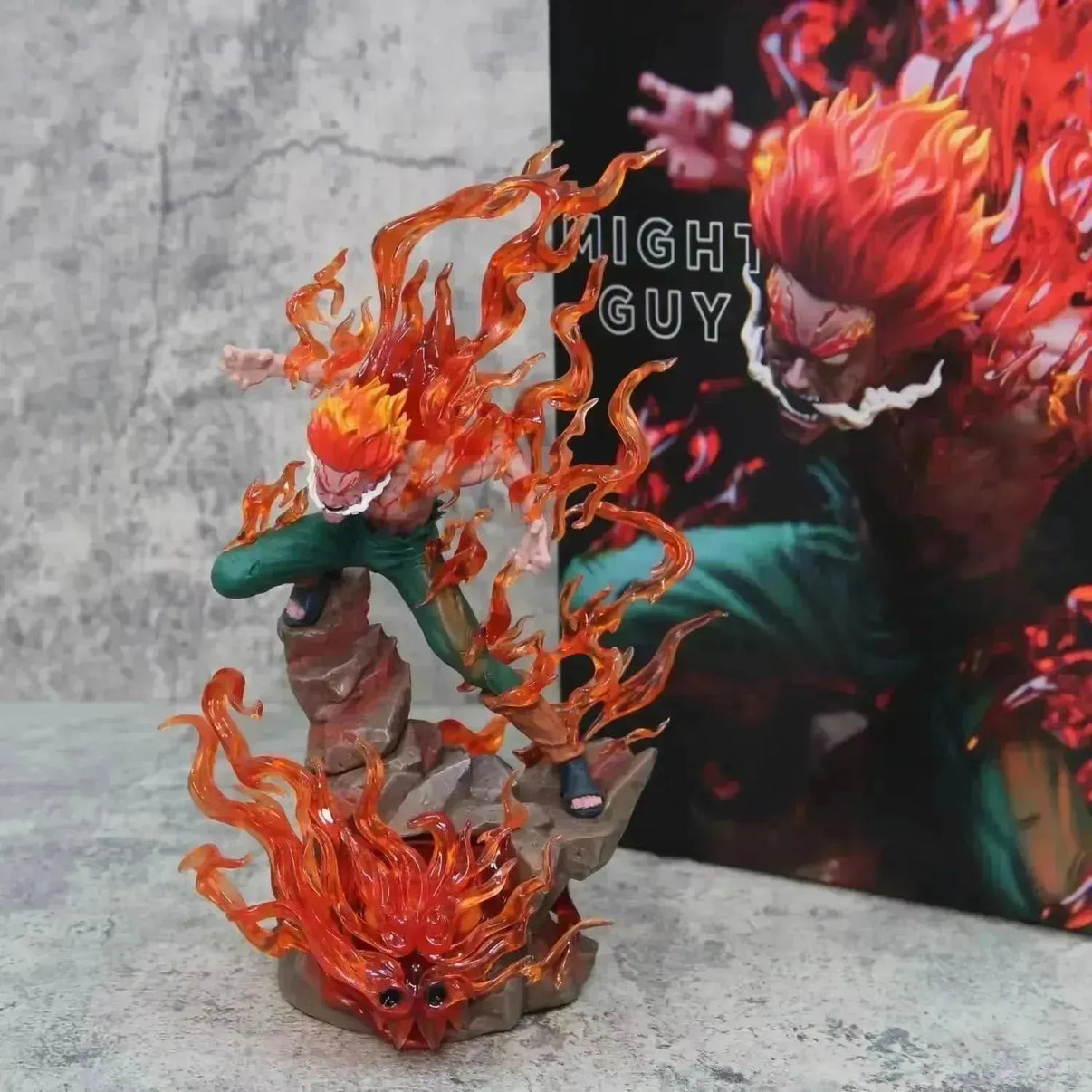 Naruto Might Guy Action Figurine (26 cm) with lights