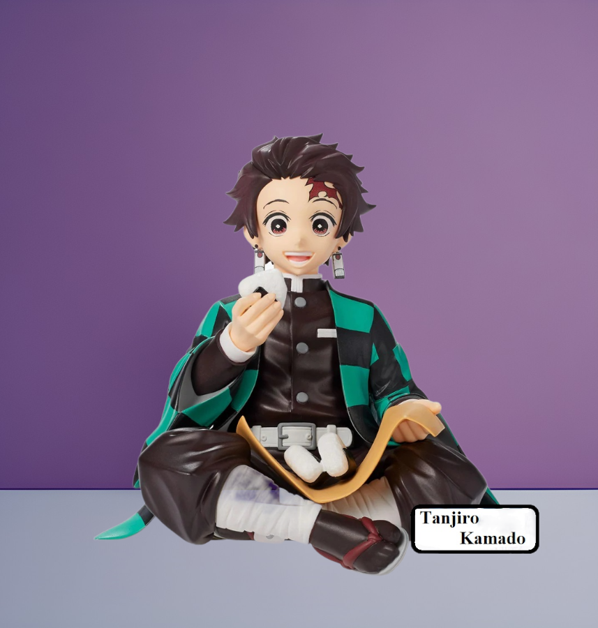 Demon Slayer Tanjiro Kamado Perching PVC Model Anime Action Figure | 13.5 Cms |