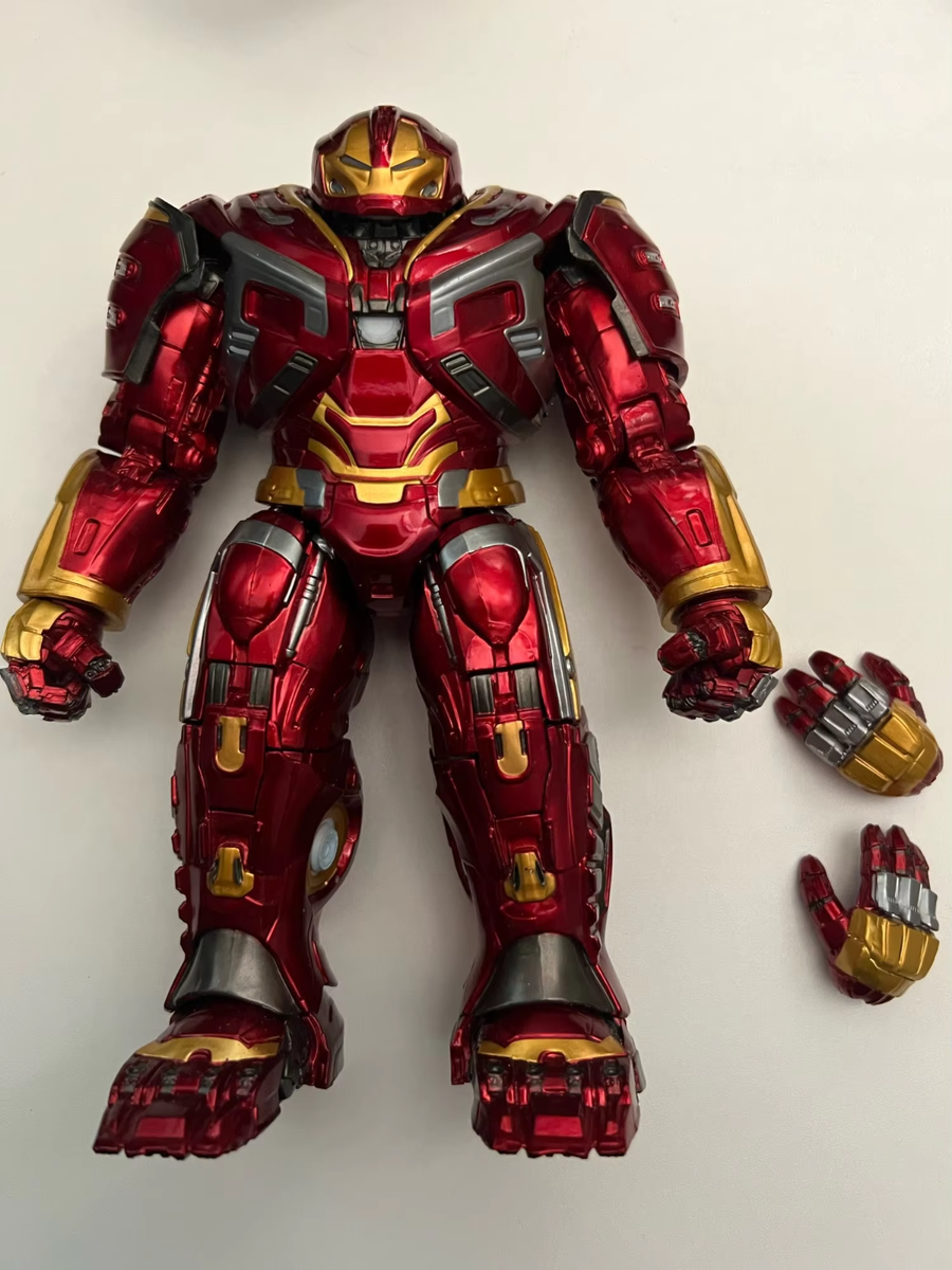 Iron man Hulkbuster with lights and dual hands 25cm approx high quality 2 hands