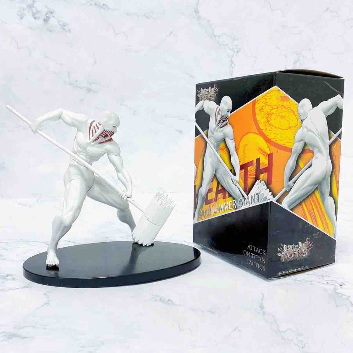 AOT Warhammer Titan Giant 16cm Anime Ation Figures Statues Eren Jaeger PVC Model Toy Reiner Braun Action Figure Collectible The Armored Titan
