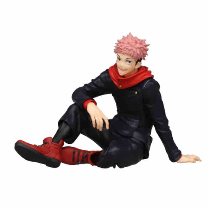 Jujutsu Kaisen Itadori Yuji Sitting Posture Action Figure | 9.5 Cms |