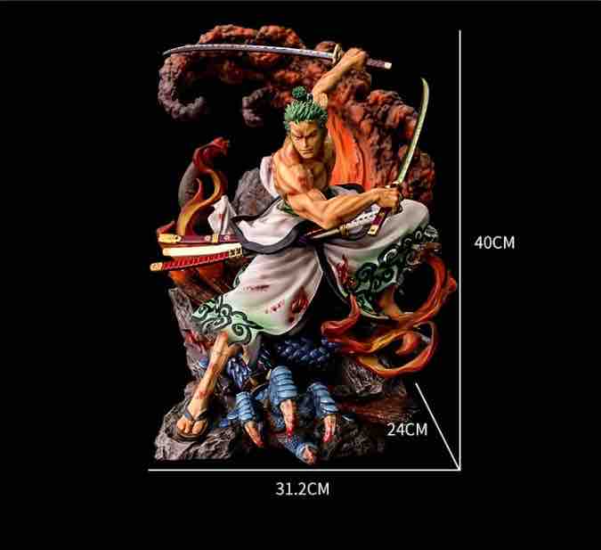 One Piece Zoro Action Figure with Light | 40 Cm