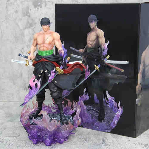 Factory Supply Gk Battle Roronoa Zoro One Piece Wholesale Japanese Anime PVC Figure | 32 CMS |