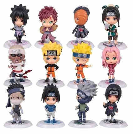 Naruto Set Of 12 Figure 7 CM | Model B |