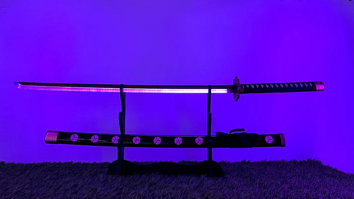 ANIME THEMED LED KATANA | Roronoa Zoro’s Shusui Sword | 108 CM | Full Tang | Preorder Now | Delivery in 7 Days!