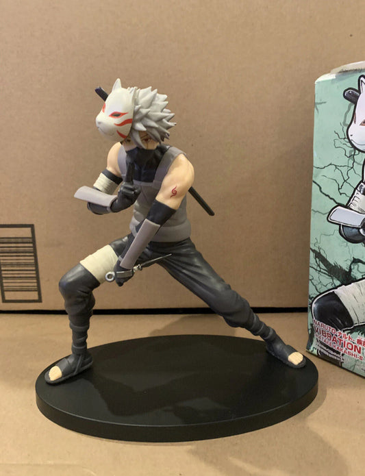 Naruto Hatake Kakashi II Anbu Black Ops Attacking Figure | 18 CM |
