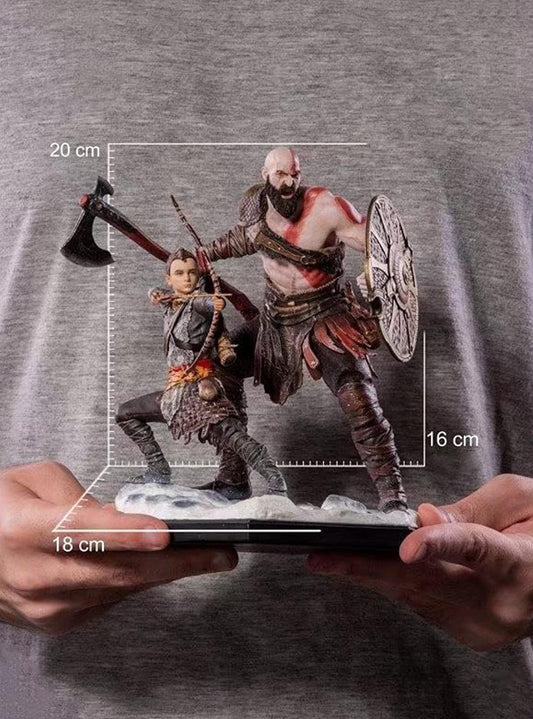 God of War Kratos and Atreus Ultimate Game Action Figure | 19 Cms |