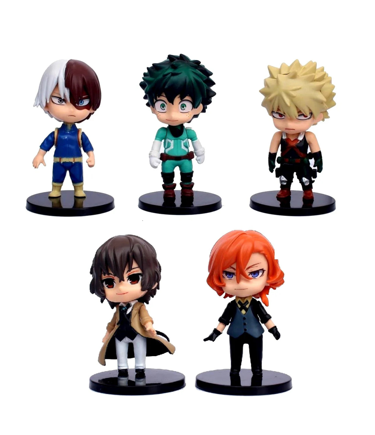 My Hero Academia Set of 5 Big Characters Figu rine [10 CM]