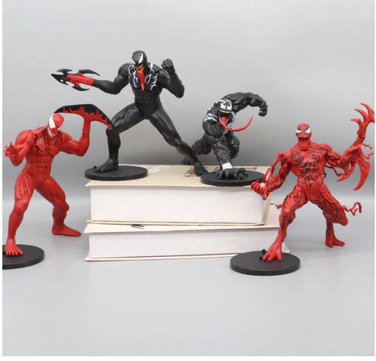 Marvel Avengers Venom Carnage PVC Action Figure Legends Series 4 Pcs Set | 20cm |