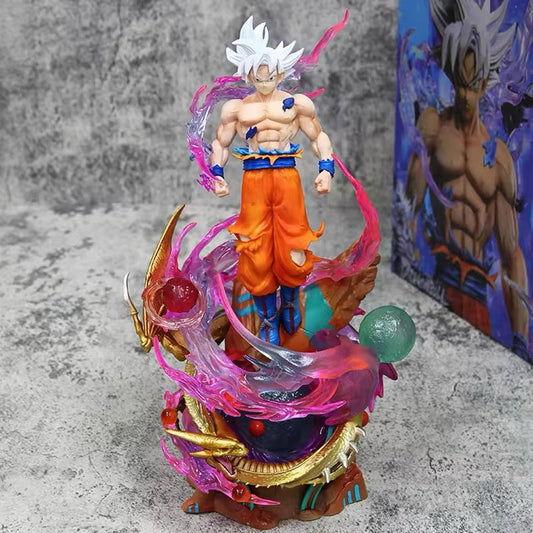 Anime Dragon Ball Gk Fantasy Super Son Goku Figure Anime Ultra Instinct Gk Action Figure Pvc | 28.5 CMS |