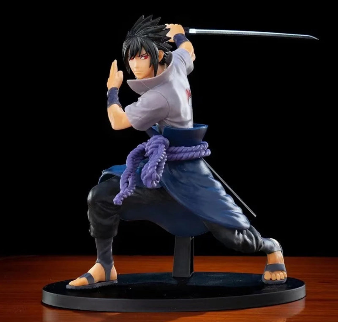 Naruto Sasuke Uchiha With Sword PVC Action Figure | 17 CM |